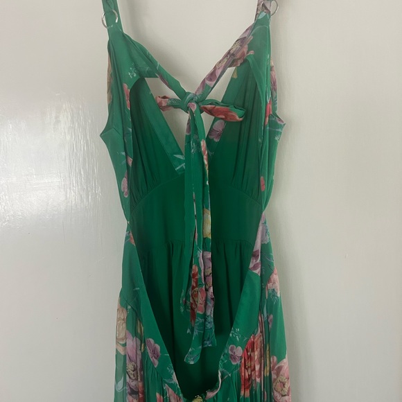 Yumi Kim Green Ruffled Wrap Maxi Dress - Picture 8 of 11